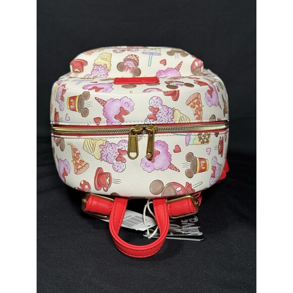 Loungefly Disney Mickey and Minnie Mouse Treats Mini Backpack NEW main image 4